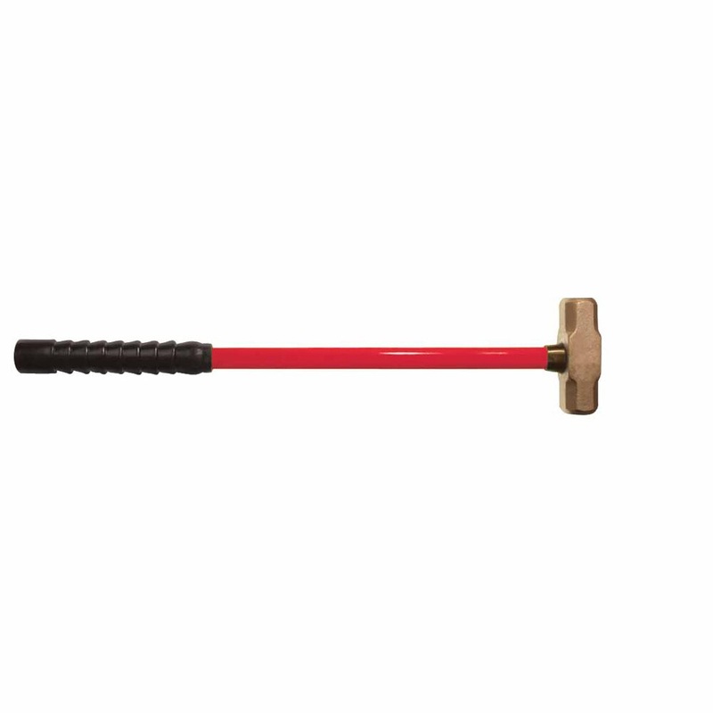 Carltsoe Safety CS Unitec Ex104U-0300A Aluminum Bronze Non-Sparking, Low-Magnetism, Corrosion Resistant Sledge Hammer 3 Lbs (1.36 Kg)