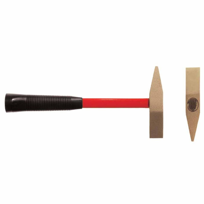 Carltsoe Safety CS Unitec Ex106U-0150A Aluminum Bronze Non-Sparking, Low-Magnetism, Corrosion Resistant Scaling Hammer 1.50 lbs (0.68 kg)