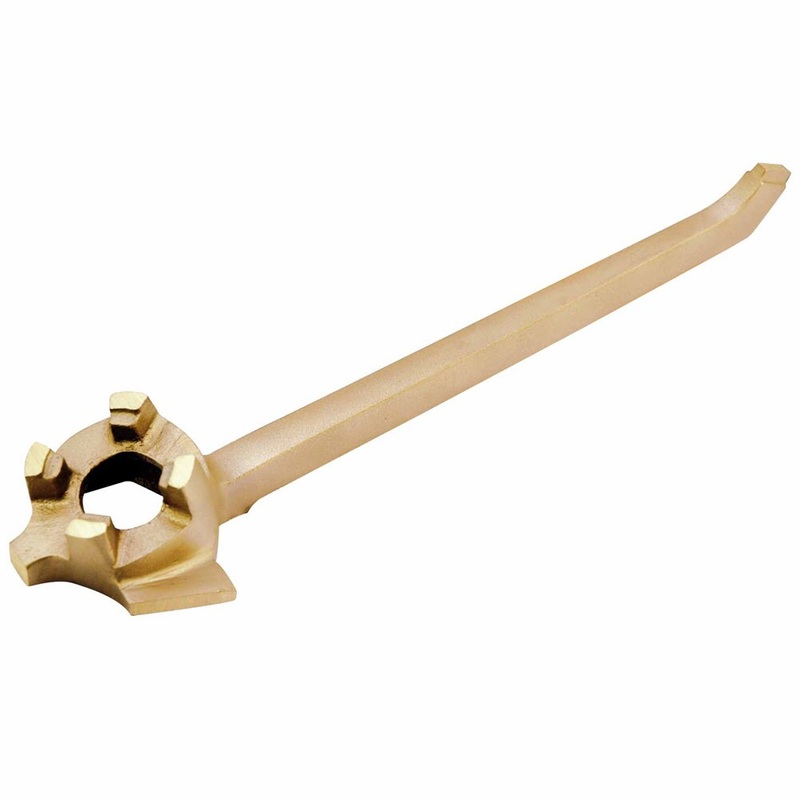 Carltsoe Safety CS Unitec Ex110ES-305B Copper Beryllium Non-Sparking, Non-Magnetic, Corrosion Resistant Bung Wrench (for 3/4 & 2 bungs)