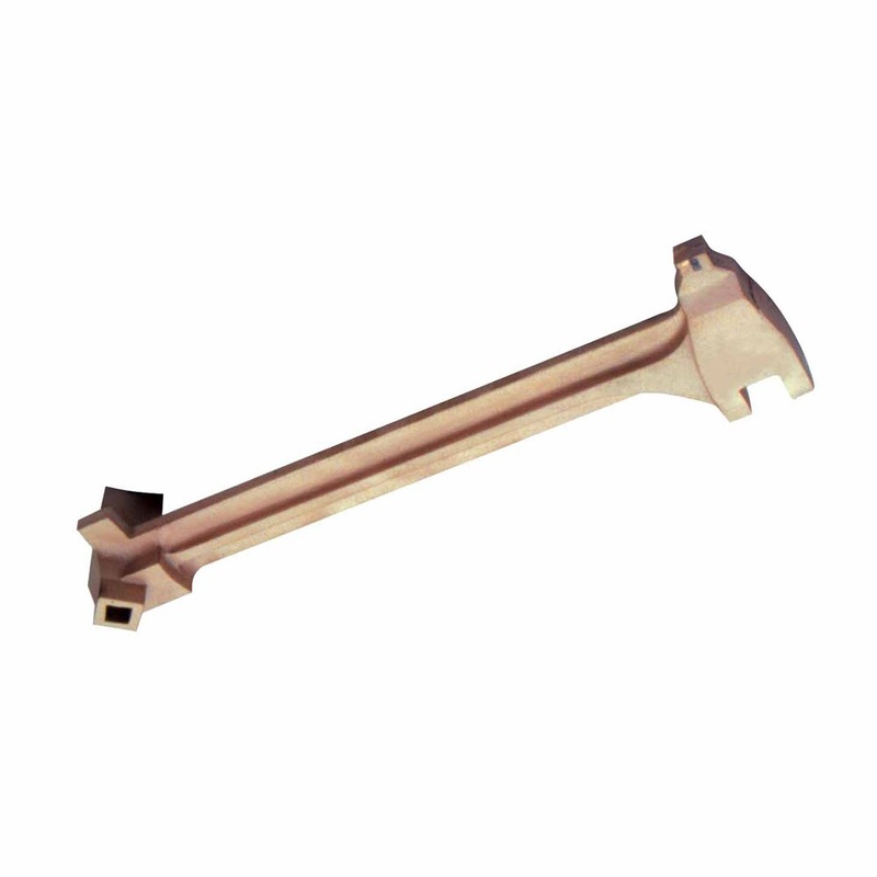 Carltsoe Safety CS Unitec Ex110S-385B Copper Beryllium Non-Sparking, Non-Magnetic, Corrosion Resistant Bung Wrench (For 22 diff. Bungs)