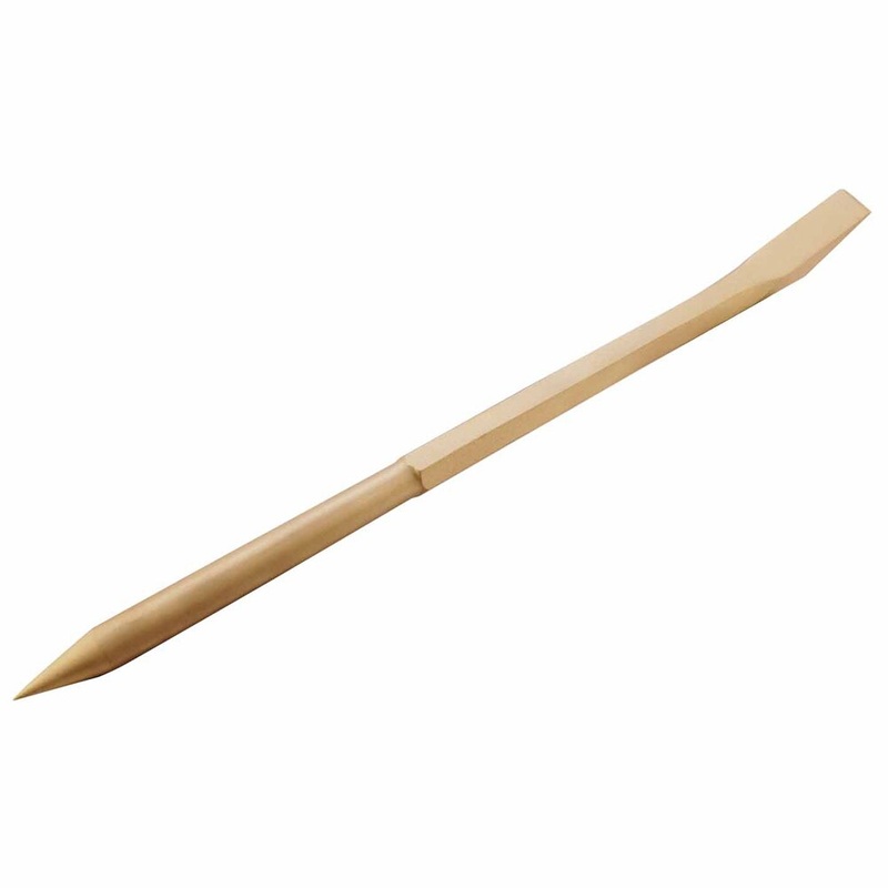 Carltsoe Safety CS Unitec Ex1301-800B Copper Beryllium Non-Sparking, Non-Magnetic, Corrosion Resistant 7/8 x 23 Pinch Bar