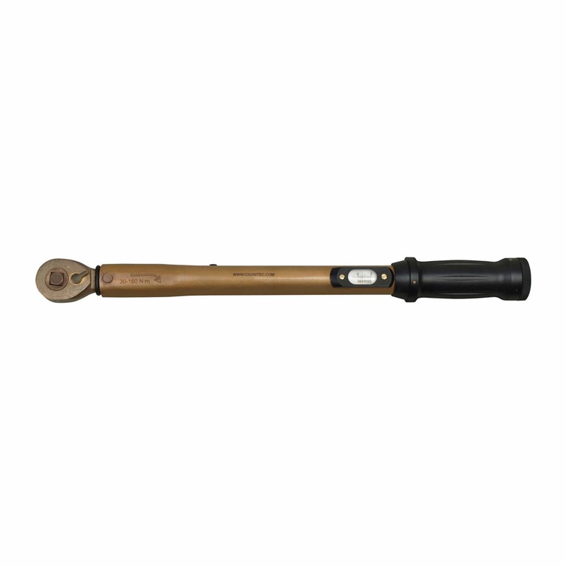 Carltsoe Safety CS Unitec Ex1401TB-B Copper Beryllium Non-Sparking, Non-Magnetic, Corrosion Resistant Torque Wrench 20-1/2 (521 mm)