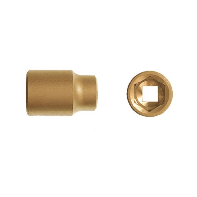 Carltsoe Safety CS Unitec Ex1503A-045UB Copper Beryllium Non-Sparking, Non-Magnetic, Corrosion Resistant Regular Socket 3/4x 3/8 Drive x 1-3/8 Depth