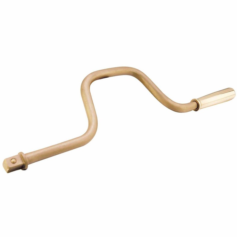 Carltsoe Safety CS Unitec Ex1505B-A Aluminum Bronze Non-Sparking, Low-Magnetism, Corrosion Resistant Speed Handle 1/2 Drive