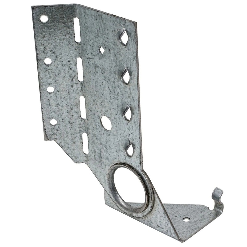 Simpson LSSJ26RZ Strong-Tie Face-Mount Adjustable Light Slopeable/Skewable Jack Hanger for 2×6, Right