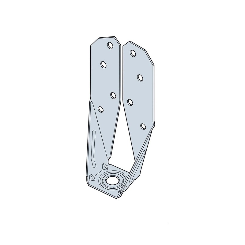 Simpson S/DTT2Z Strong-Tie Deck Tension Tie for Steel with ZMAX Finish