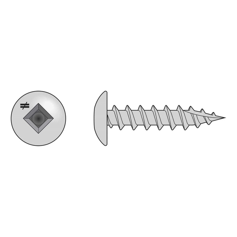 Simpson S08150TSBC Strong-Tie Truss-Head Screw 305 Stainless Steel (2000 Pack)