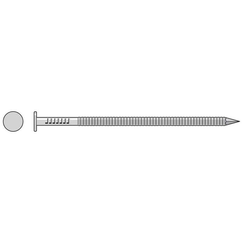 Simpson S20ACNB Strong-Tie Common Nail, Annular Ring Shank 4 x .203 Type 304 Stainless Steel (25 lb.)