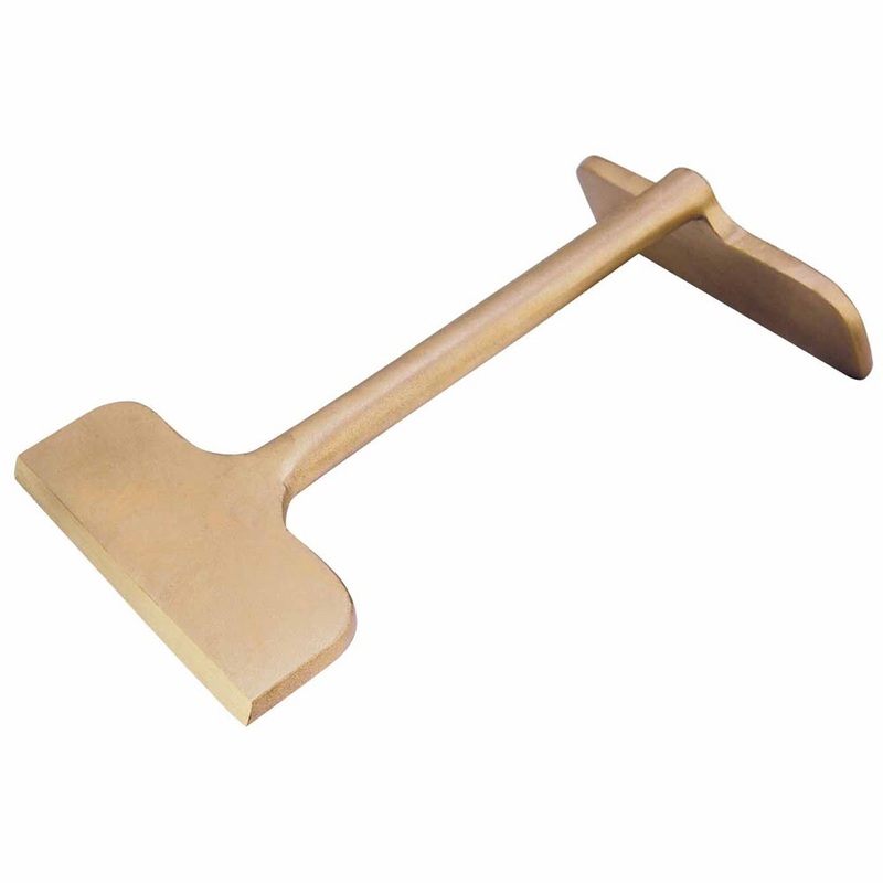 Carltsoe Safety CS Unitec Ex405-125B Copper Beryllium Non-Sparking, Non-Magnetic, Corrosion Resistant Deck Scraper 5 (125 mm)