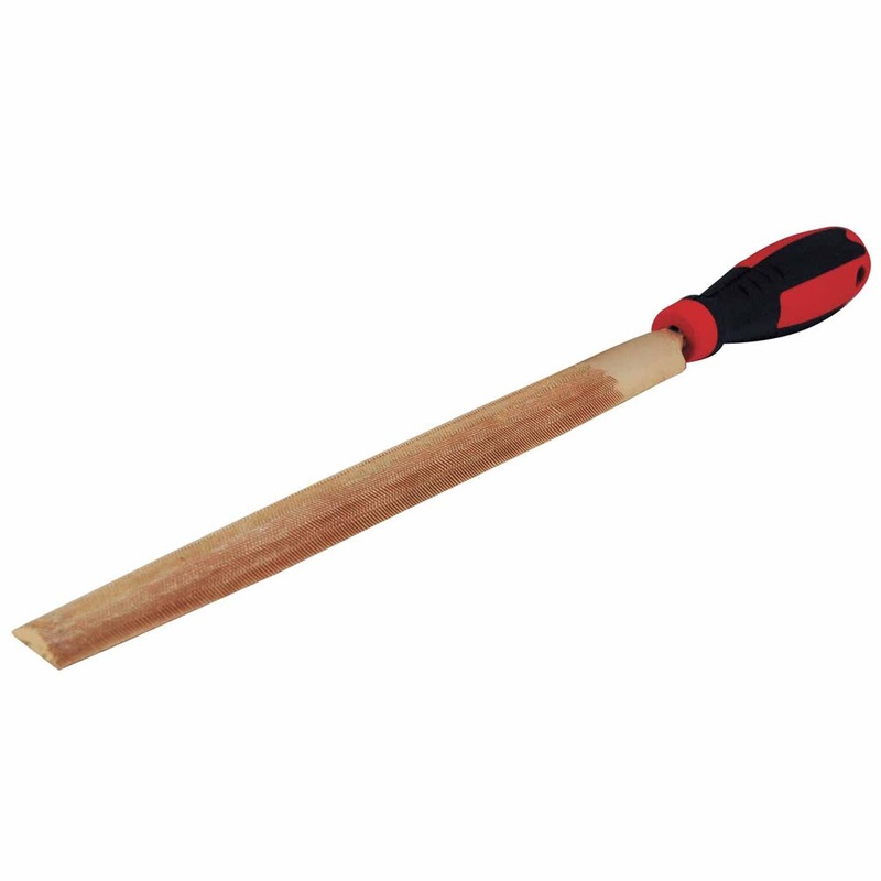 Carltsoe Safety CS Unitec Ex411-250B Copper Beryllium Non-Sparking, Non-Magnetic, Corrosion Resistant 8Half-Round Bastard File