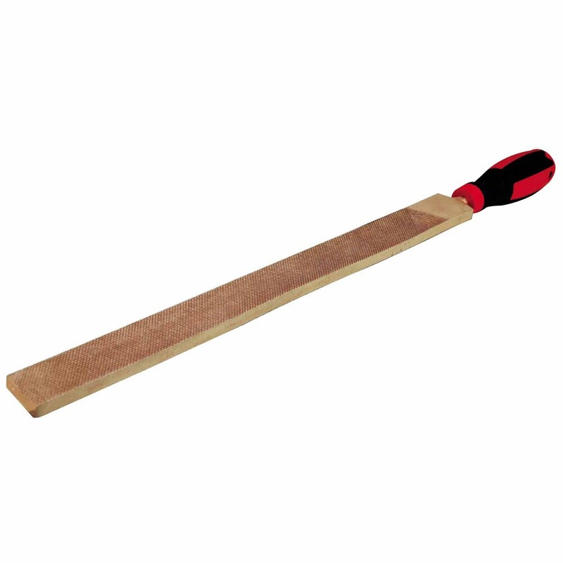 Carltsoe Safety CS Unitec Ex411F-200B Copper Beryllium Non-Sparking, Non-Magnetic, Corrosion Resistant 8 Flat Bastard File