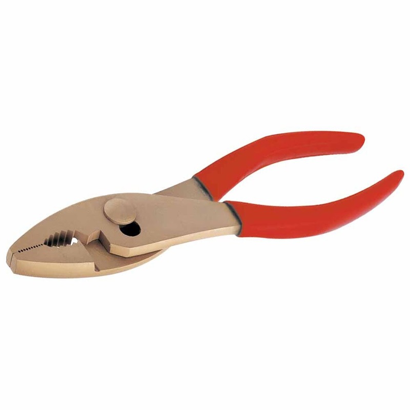 Carltsoe Safety CS Unitec Ex605-8B Copper Beryllium Non-Sparking, Non-Magnetic, Corrosion Resistant Adjustable 8 Combination Pliers