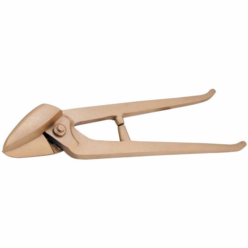 Carltsoe Safety CS Unitec Ex608-275A Aluminum Bronze Non-Sparking, Low-Magnetism, Corrosion Resistant Cutting Shears