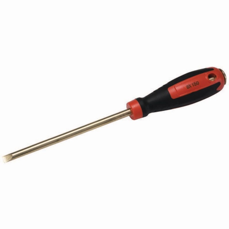 Carltsoe Safety CS Unitec Ex801S-8B Copper Beryllium Non-Sparking, Non-Magnetic, Corrosion Resistant Striking Screwdriver 5/16 (8 mm)