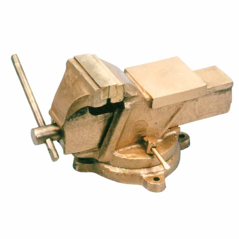 Carltsoe Safety CS Unitec Ex902-100A Aluminum Bronze Non-Sparking, Low-Magnetism, Corrosion Resistant 4 Parallel Vise