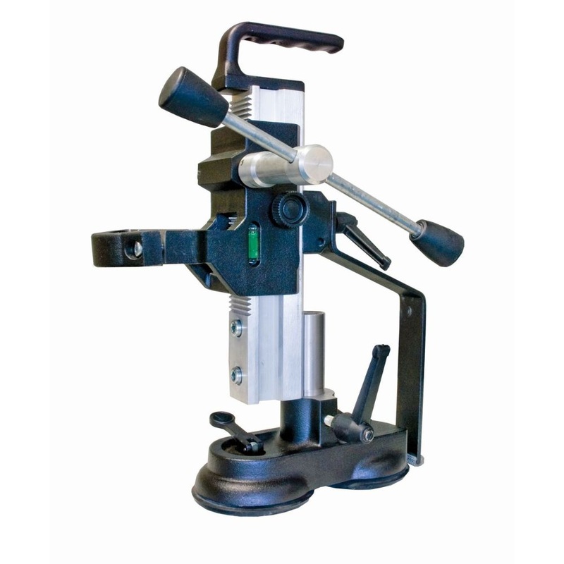 Eibenstock CS Unitec BST 50 V Vacuum Stand with Swivel Base for Concrete Core Drills |  53 mm Collar Holder, 14 Stroke, For Drilling up to 2-3/4 Diameter | Made in Germany