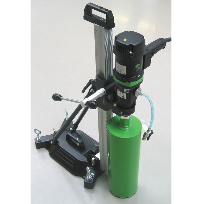 Eibenstock CS Unitec END130/3.2 POSA Wet Hand Held Core Drill for Concrete w/ Anchor Stand Kit | 6 Capacity | 3-Speed | MADE IN GERMANY  120V