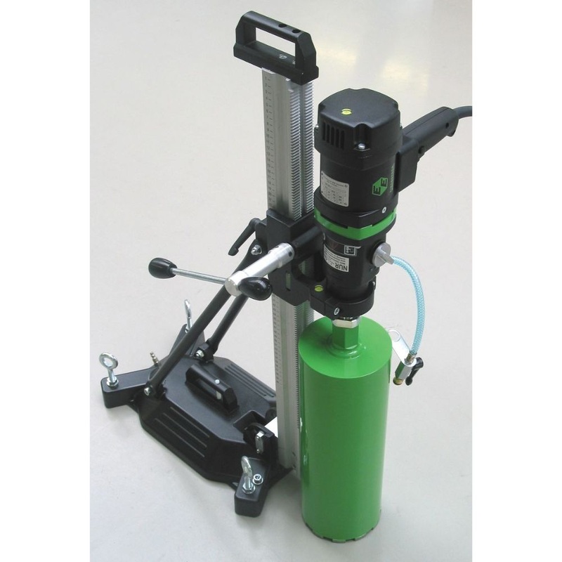 Eibenstock CS Unitec END130/3.2 POSV Wet Hand Held  Core Drill for Concrete w/ Anchor/Vacuum Stand Kit | 6 Capacity | 3-Speed | MADE IN GERMANY 120V