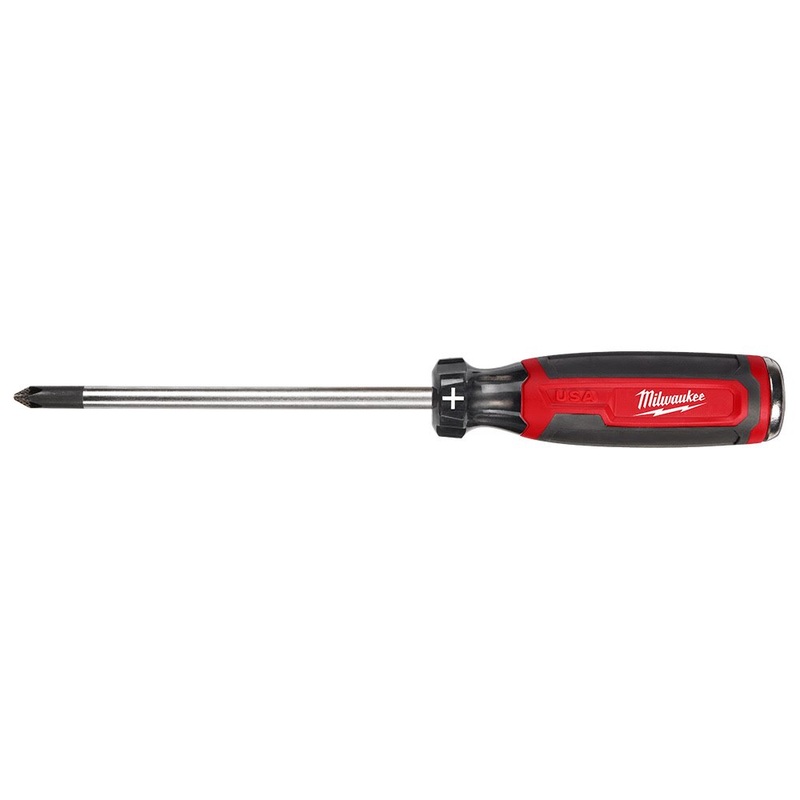 Milwaukee MT205 #2 Phillips 6 Cushion Grip Demolition Screwdriver (USA)