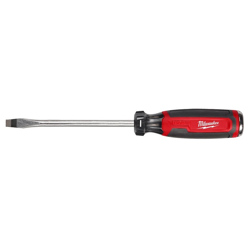 Milwaukee MT208 5/16 Slotted 6 Cushion Grip Demolition Screwdriver (USA)