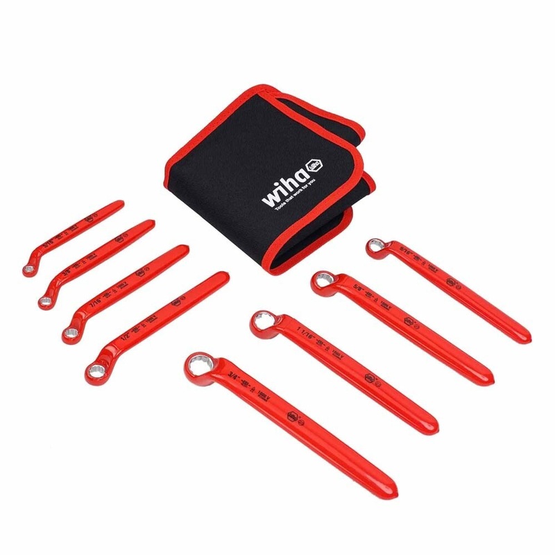 Wiha 21096 8 Piece Insulated Deep Offset Wrench Set – SAE