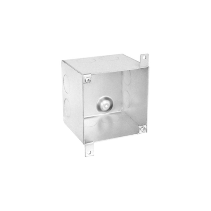 Garvin 52181-3/4-SPKR 4×3-1/2 Square Concrete Box w/Ground Hump