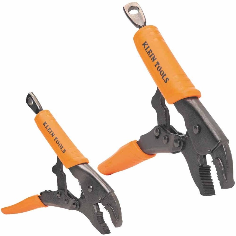 Klein 38660 Curved Jaw Locking Pliers Set, 7 and 10, 2-Piece
