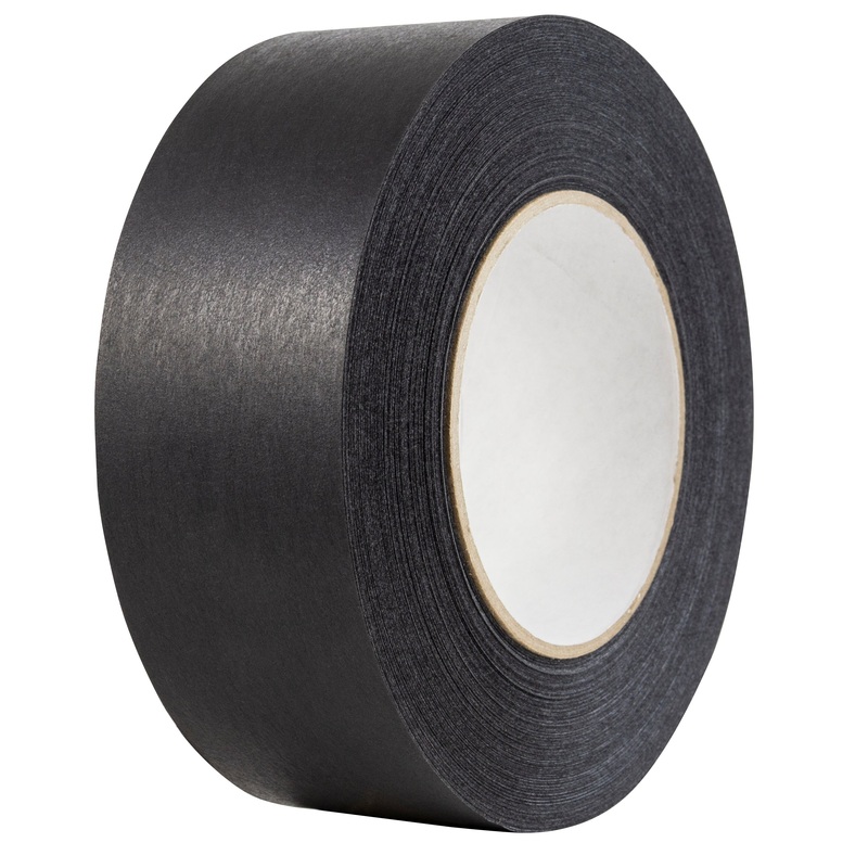 Intertape 72120 546 Specialty Identification Flatback Tape – Black 24MM X 54.8M PLN-PLN 36