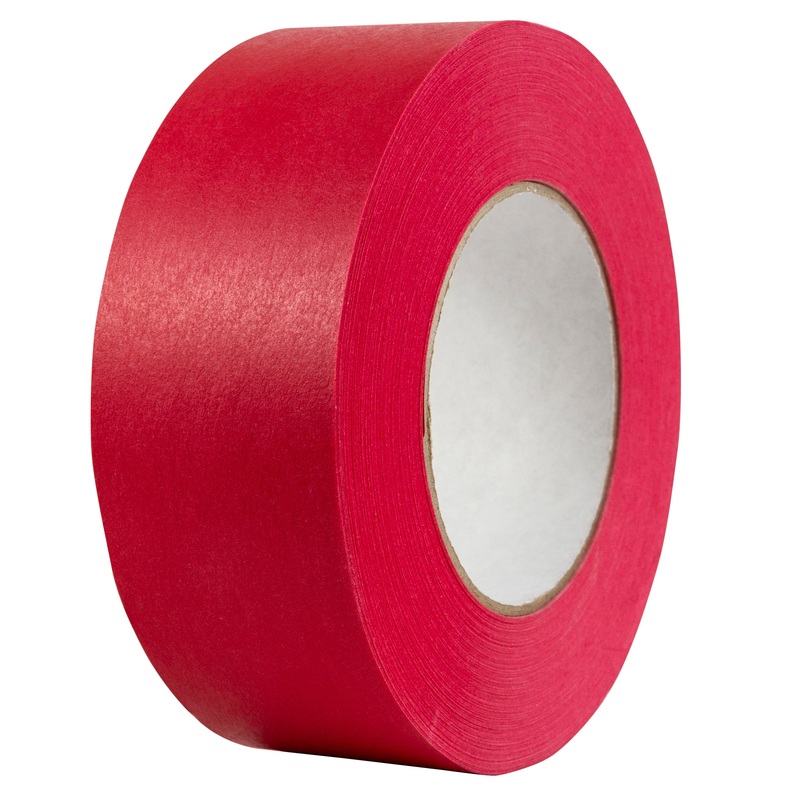 Intertape 72180 546 Specialty Identification Flatback Tape – Red 36MM X 54.8M PLN-PLN 24