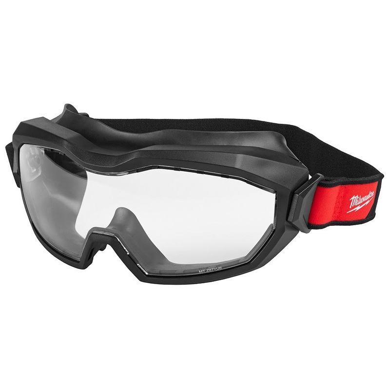 Milwaukee 48-73-2062 Vented Goggles – Clear Dual Coat Lens