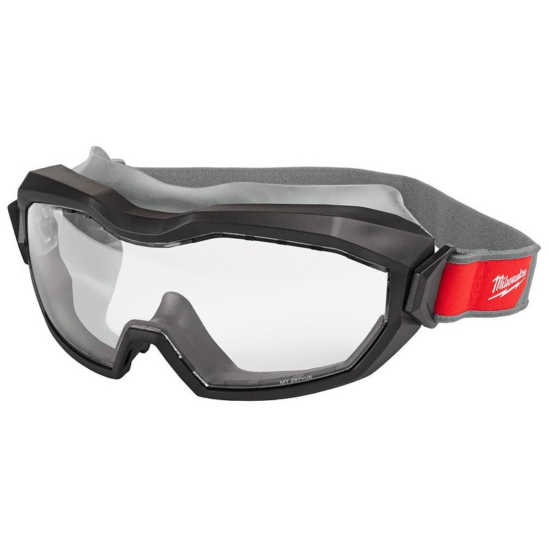 Milwaukee 48-73-2065 Non-Vented Goggles – Clear Dual Coat Lens