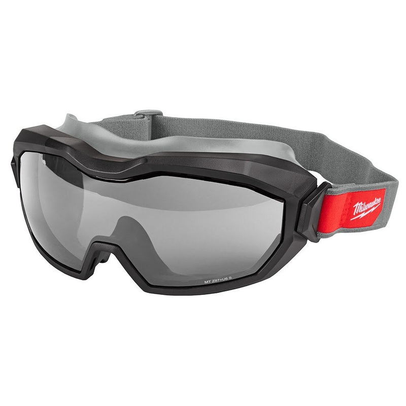 Milwaukee 48-73-2066 Non-Vented Goggle – Gray Dual Coat Lens