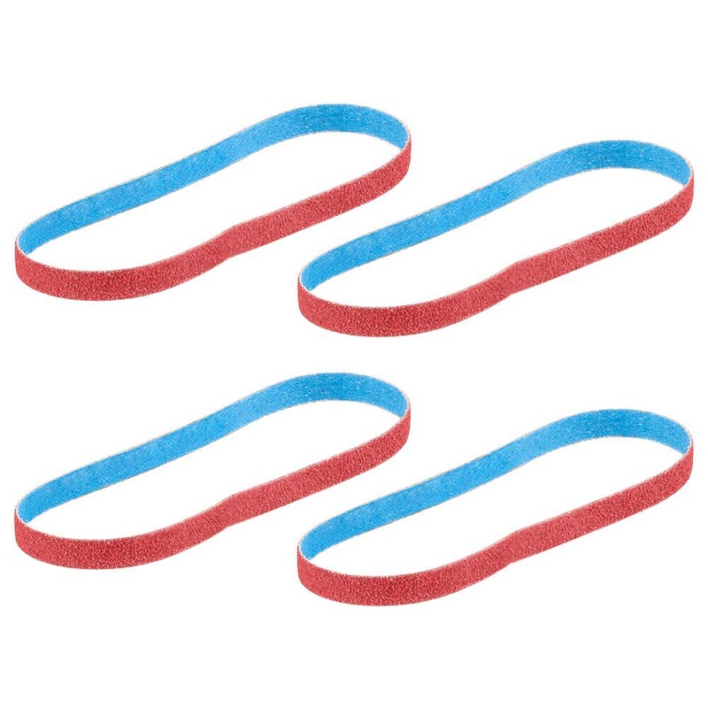 Milwaukee 48-80-7060 3/8 x 13 60 Grit Bandfile Belts – 4 pack