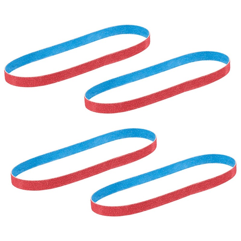 Milwaukee 48-80-9080 1/2 x 18 80 Grit Bandfile Belts – 4 pack