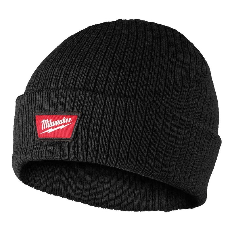 Milwaukee M750B Rib-Knit Cuffed Beanie – Black