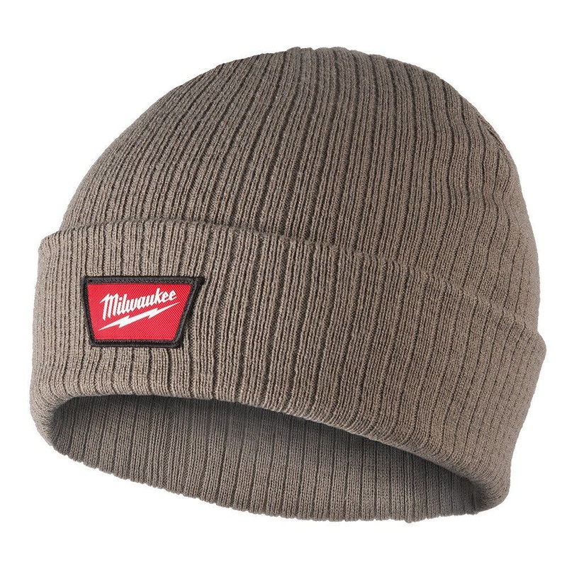 Milwaukee M750N Rib-Knit Cuffed Beanie – Brown