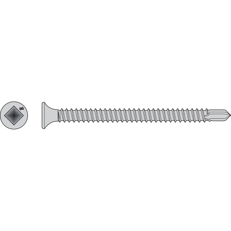 Simpson F10T350BDC Strong-Tie Self-Drilling Bugle-Head Screw for Wood-to-Steel Fastening (100 Pack)