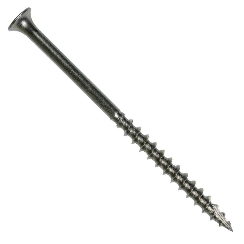 Simpson S10300DBB Strong-Tie Bugle-Head Wood Screw, Square Drive #10 x 3 Type 305 (1500 Pack)
