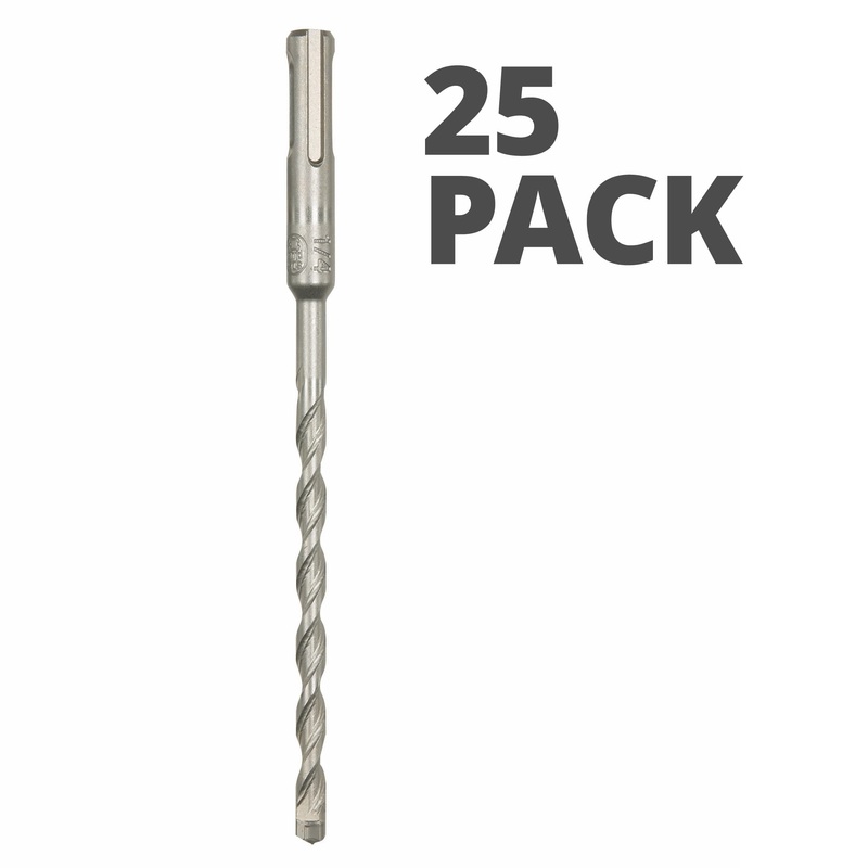 Bosch HCFC2061B25 SDS-Plus Bulldog Xtreme, 3/8 x 4 x 6, 25 Pack, 4 Cutter