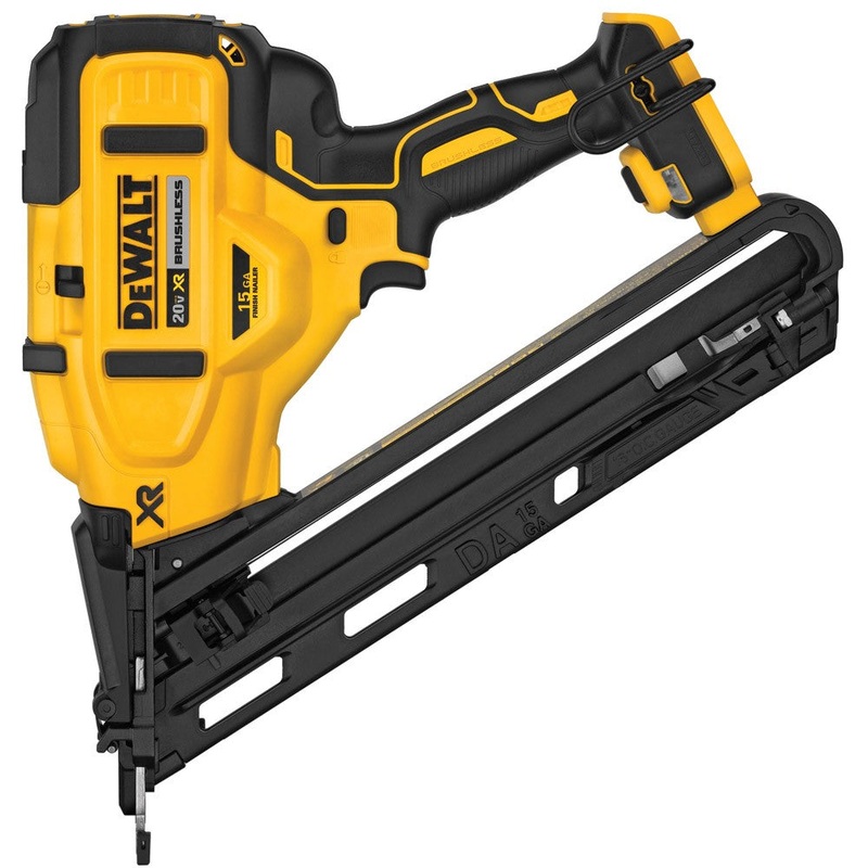 DeWalt DCN650B 20V MAX XR 15 GA Angled Finish Nailer – Tool Only