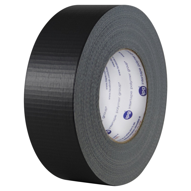 Intertape 76295 AC20 9 Mil Utility Duct Tape – Black 48MM X 54.8M PLN-PLN 24