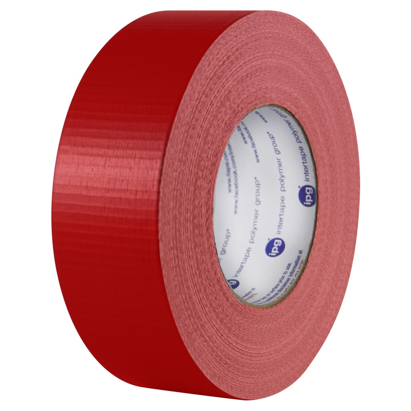 Intertape 77387 AC20 Colors 9 Mil Utility Duct Tape – Red 48MM X 54.8M PLN-PLN 24