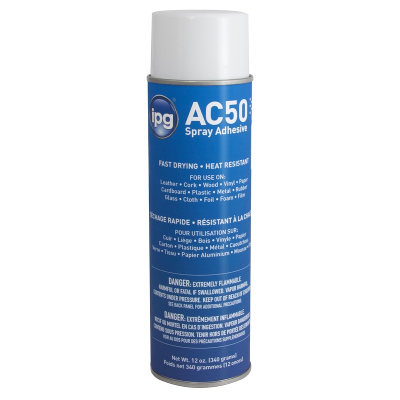 Intertape 82766 AC50SP Canned Aerosol Adhesive – AC50SP SPRAY ADHESIVE 12