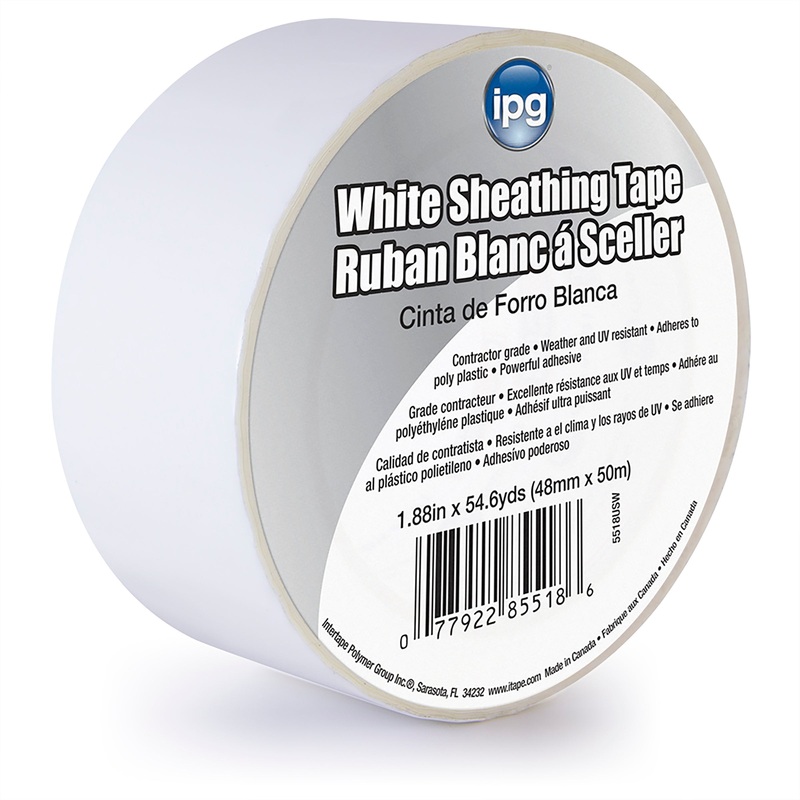 Intertape 85518 Sheathing Tape – White 48MM X 50M IP-IP24