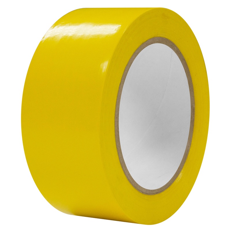 Intertape 86606 AISLE TAPE 6 mil PVC Tape with Rubber Adhesive – Yellow 2 X 36YD PR-PL 24