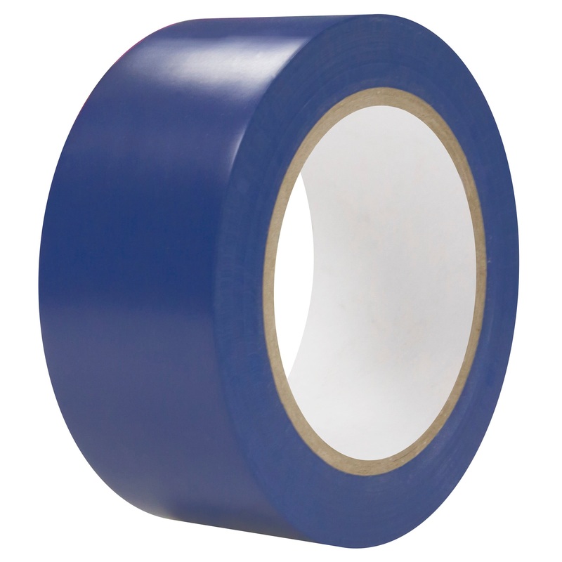 Intertape 86607 AISLE TAPE 6 mil PVC Tape with Rubber Adhesive – Blue 2 X 36YD PR-PL 24
