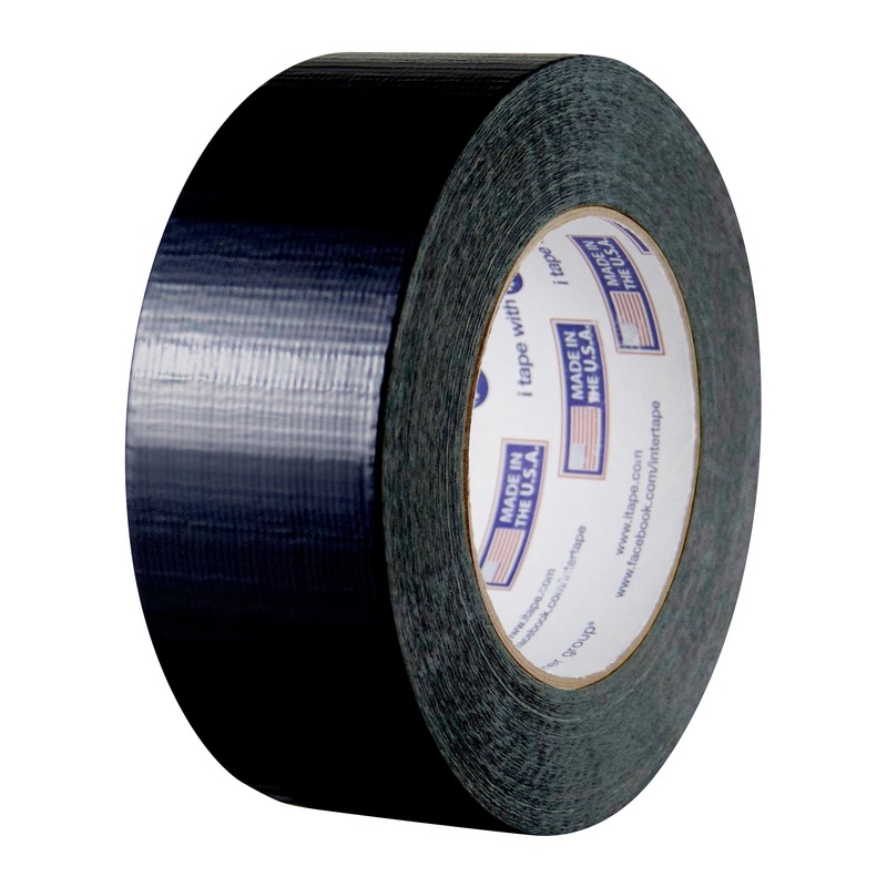 Intertape 87318 AC10 7 Mil Utility Duct Tape – Black 48MM X 54.8M IPG-IPG 24
