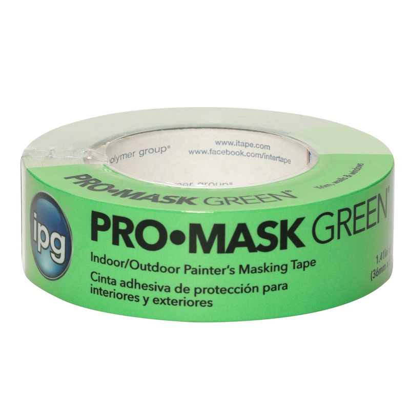 Intertape 91402 PT8 8 Day UV ResisTant Specialty Paper Masking Tape – Green 36MM X 54.8M IPG-IPG 20