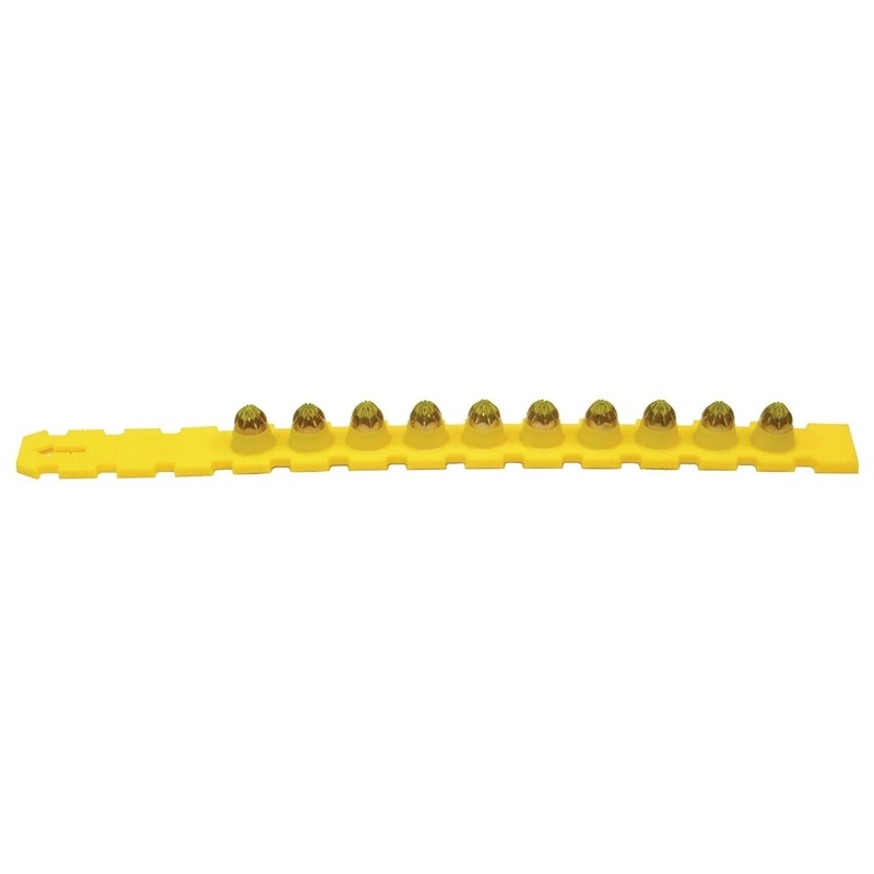 Simpson Strong-Tie P27SL4 (0.27 Caliber) Plastic 10-Shot Strip Loads Yellow (100 Pack)
