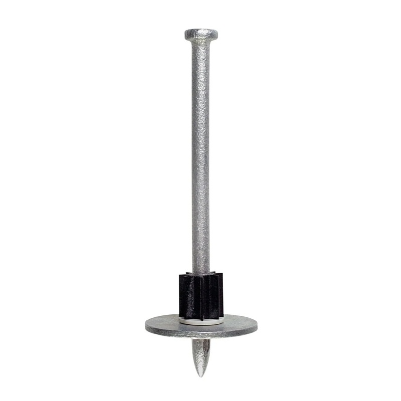 Simpson Strong-Tie PDPAWL-150 (1-1/2 Length, 0.157 Shank Diameter, 0.300 Head Diameter) Powder-Actuated Pin with Washer for Concrete and Steel (100 Pack)
